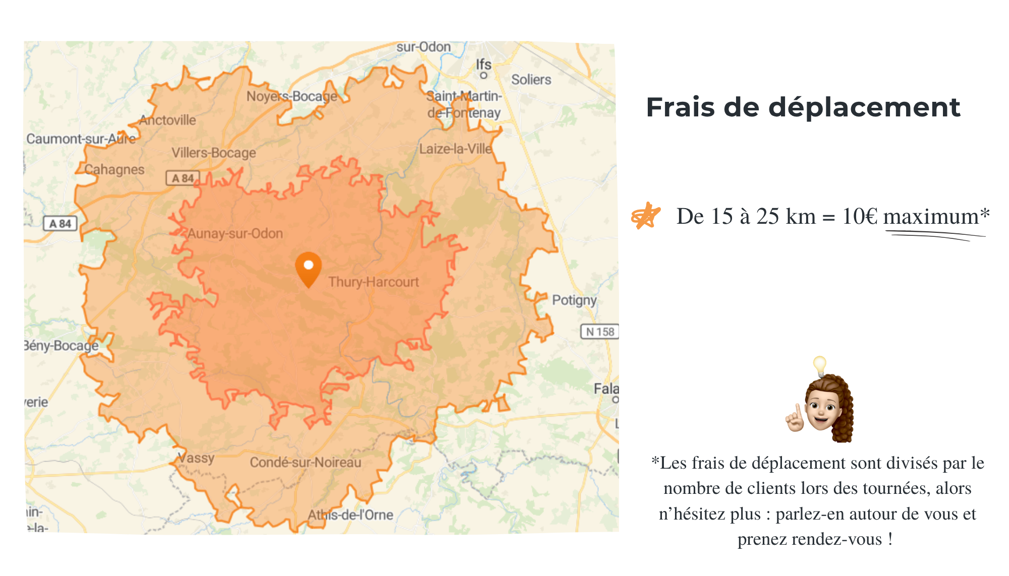 Vassy, Condé-sur-Noireau, Laize-la-Ville, Villers-Bocage, Cahagnes,