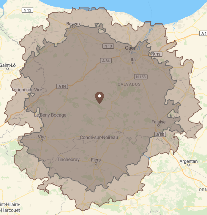De 45 à 55km = 25€ maximum*